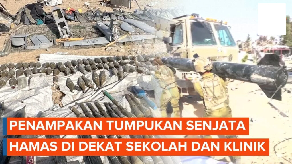 Tumpukan Rudal dan Senjata