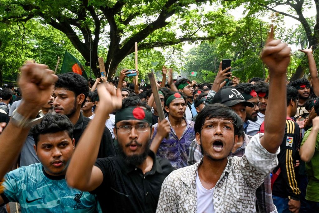 Bangladesh Rusuh, Berikut Kronologi Demo Di Bangladesh