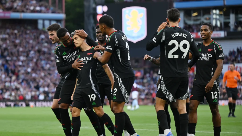 Arsenal FC Pecundangi Aston Villa 0-2 di Villa Park dalam Lanjutan Liga Inggris Pekan ke 2, Trossard Supersub