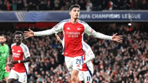 Hasil Liga Champions: Arsenal Menang 2-0 Atas Paris Saint-Germain