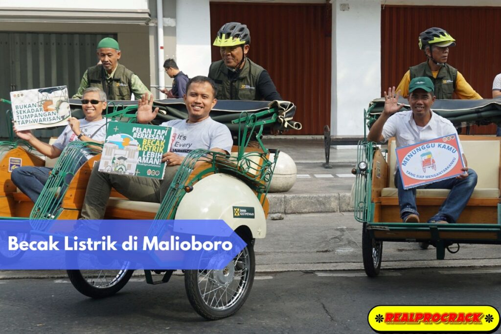 Wisata Baru Becak Listrik di Malioboro, Berapa Tarifnya?
